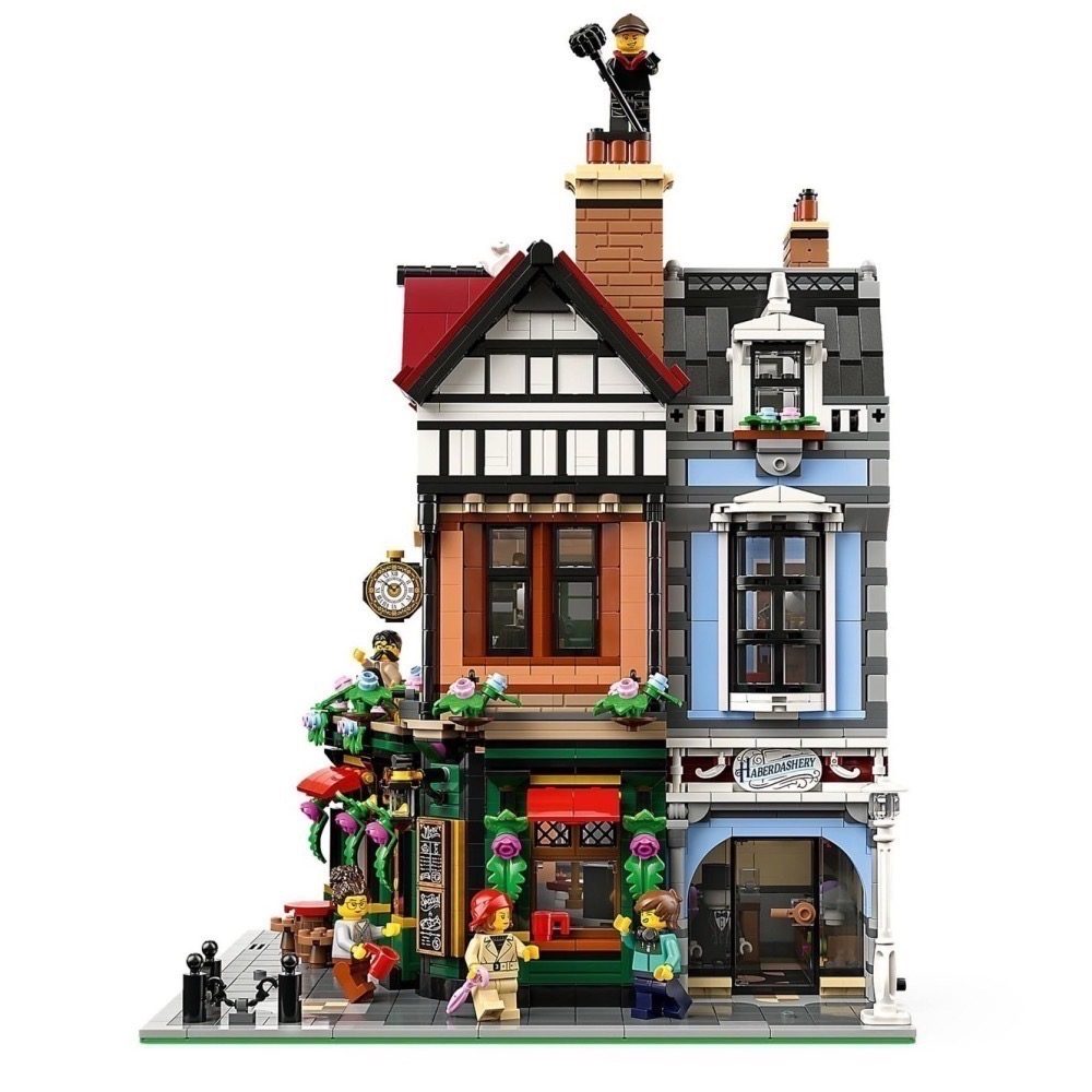 【椅比呀呀|1月到貨】LEGO 樂高 10350 街景系列 都鐸式街角 Tudor Corner-細節圖5