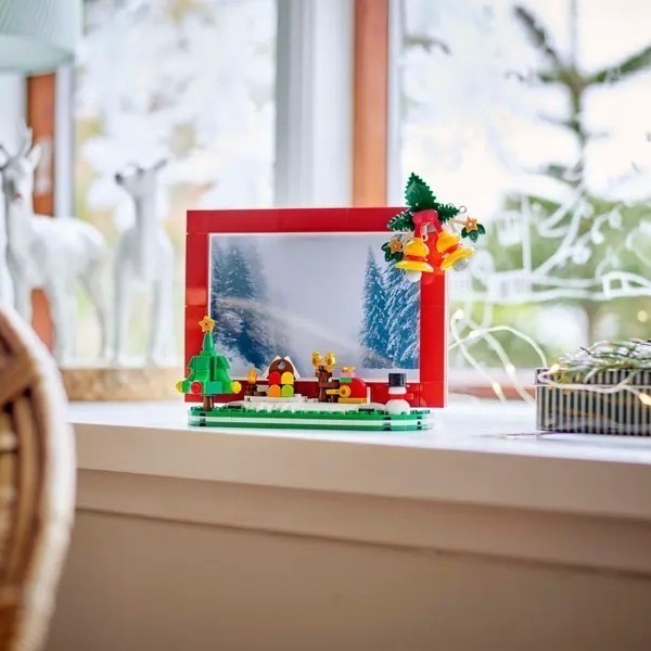 【椅比呀呀|高雄屏東】LEGO 樂高 40702 耶誕相框 Christmas Picture Frame-細節圖3