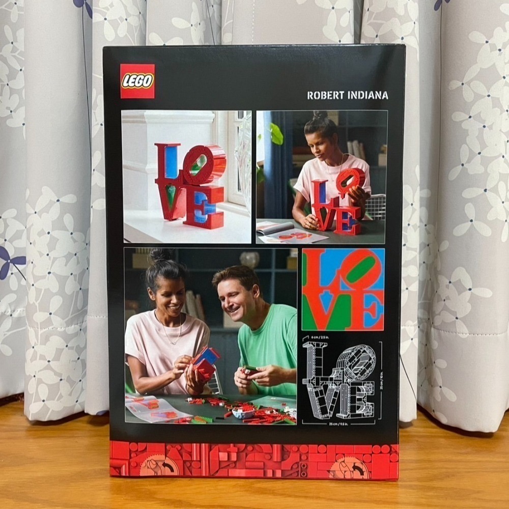 【椅比呀呀|高雄屏東】LEGO 樂高 31214 ART系列 LOVE Robert Indiana 普普藝術 雕塑-細節圖2
