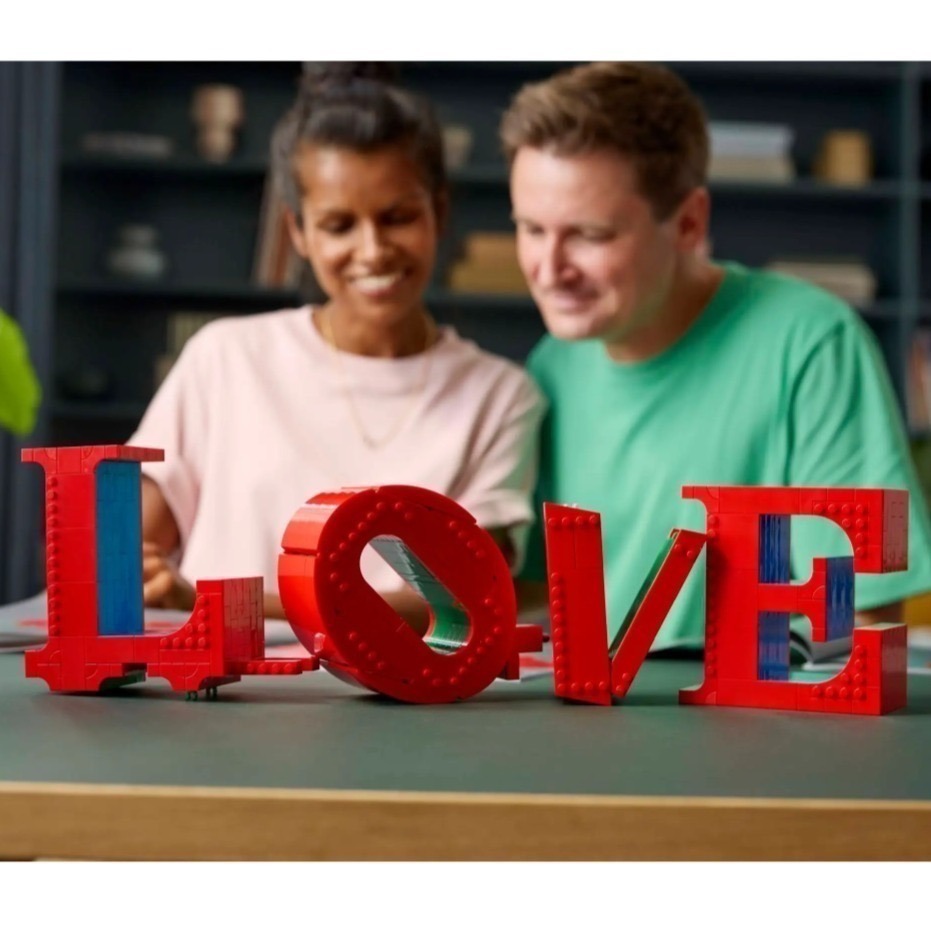 【椅比呀呀|高雄屏東】LEGO 樂高 31214 ART系列 LOVE Robert Indiana 普普藝術 雕塑-細節圖5