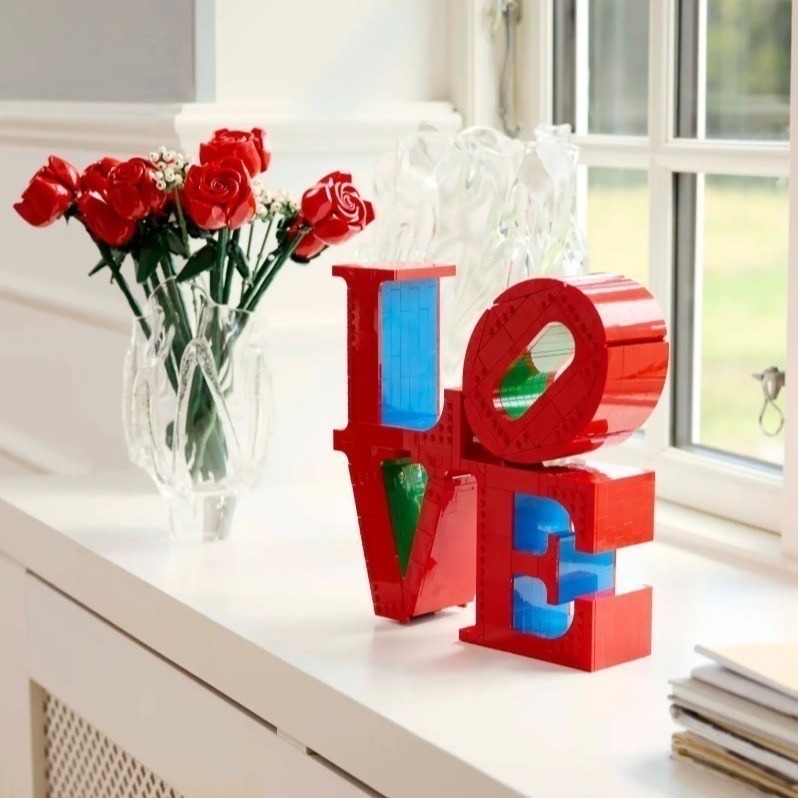 【椅比呀呀|高雄屏東】LEGO 樂高 31214 ART系列 LOVE Robert Indiana 普普藝術 雕塑-細節圖6
