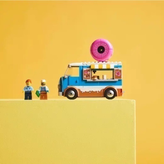 【椅比呀呀|高雄屏東】LEGO 樂高 60452 CITY系列 甜甜圈車  Doughnut Truck-細節圖3