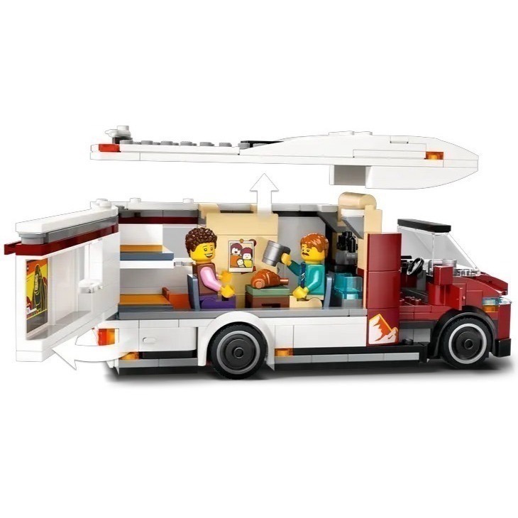 【椅比呀呀|高雄屏東】LEGO 樂高 60454 假期冒險露營車Holiday Adventure Camper Van-細節圖6