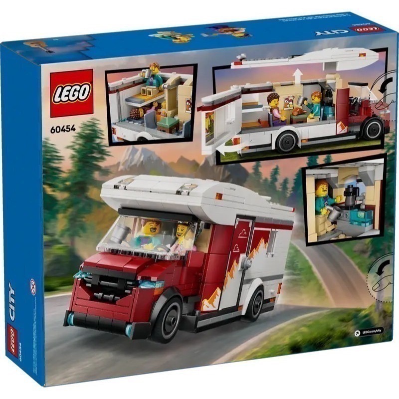 【椅比呀呀|高雄屏東】LEGO 樂高 60454 假期冒險露營車Holiday Adventure Camper Van-細節圖4