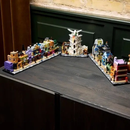 【椅比呀呀|高雄屏東】LEGO 樂高 76444 迷你斜角巷 Diagon Alley Wizarding Shops-細節圖3