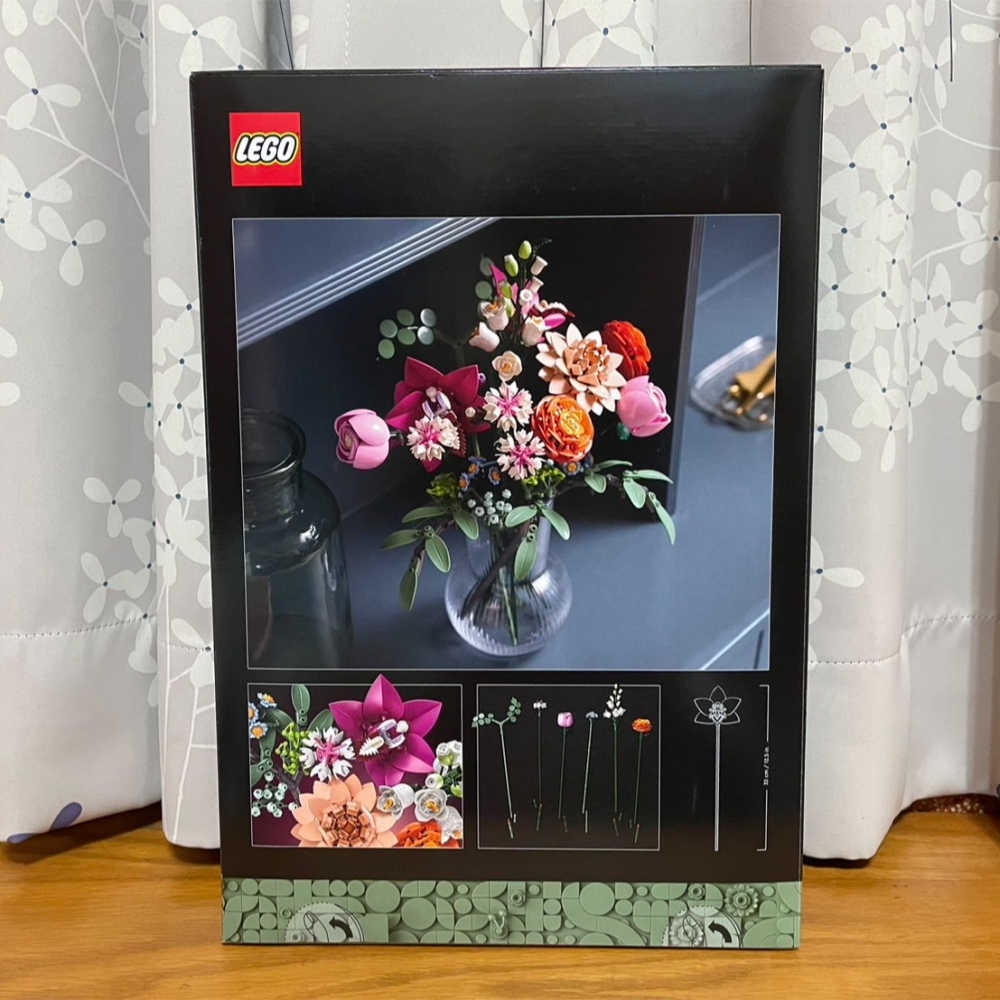 【椅比呀呀|高雄屏東】LEGO 樂高 10342 優雅粉紅花束 Pretty Pink Flower Bouquet-細節圖2