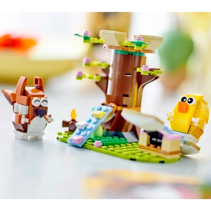 【椅比呀呀|高雄屏東】LEGO 樂高 40709 春季動物遊樂場 Spring Animal Playground-細節圖3