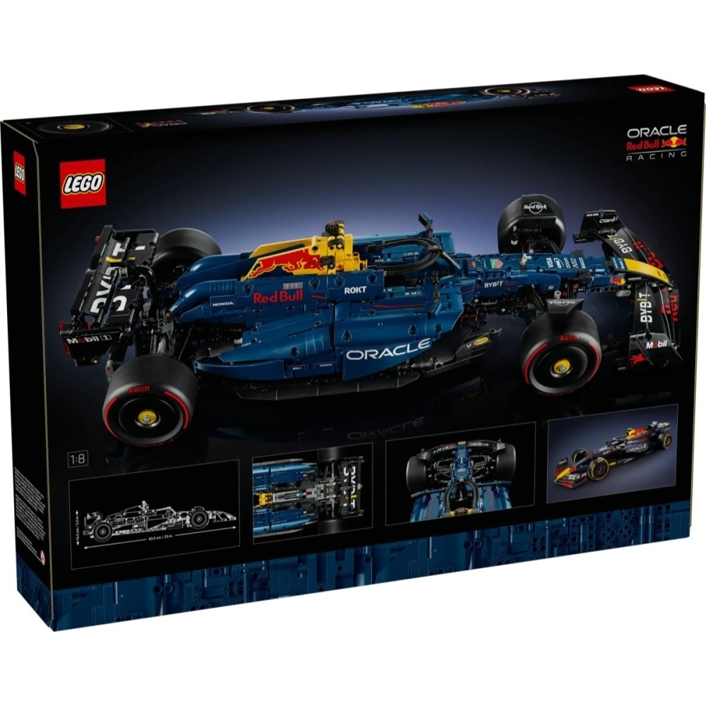 【椅比呀呀|3月到貨】LEGO 樂高 42206 Oracle Red Bull Racing RB20 F1 Car-細節圖2