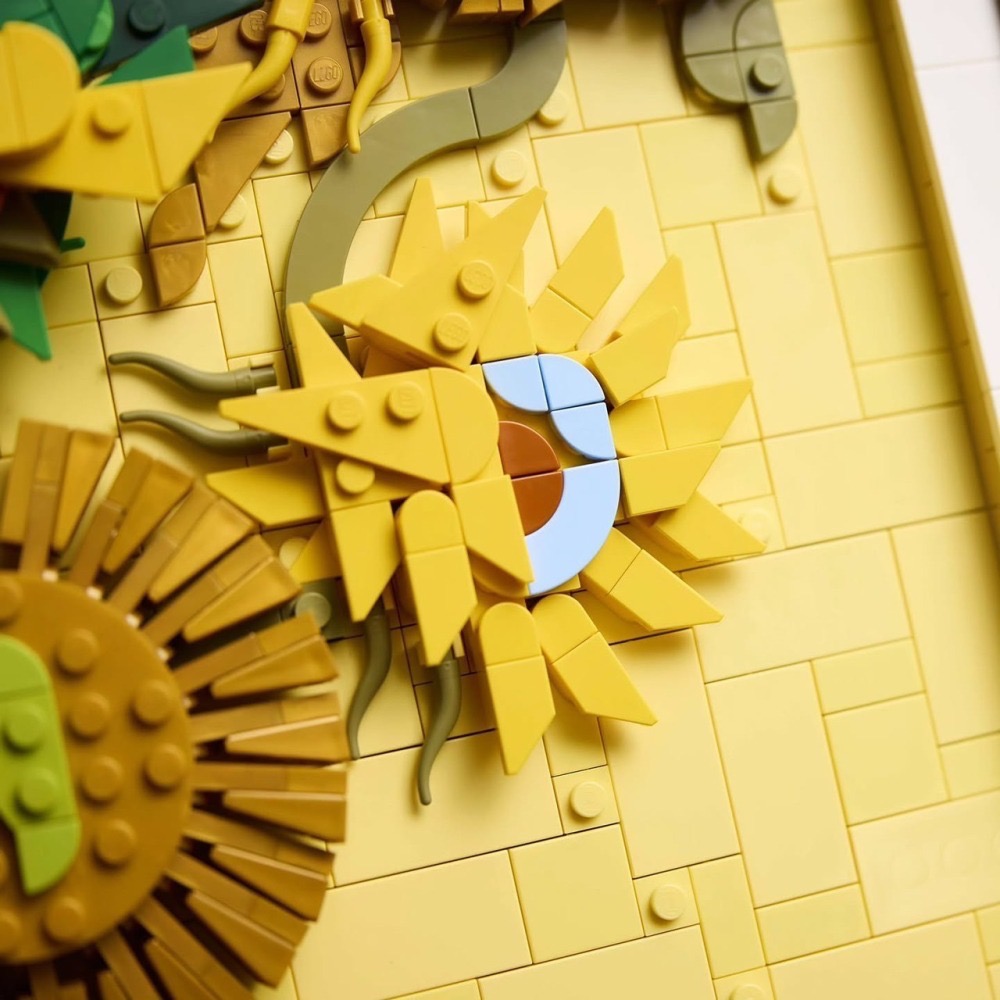 【椅比呀呀|3月到貨】LEGO 樂高 31215 文森梵谷向日葵 Vincent van Gogh Sunflowers-細節圖9