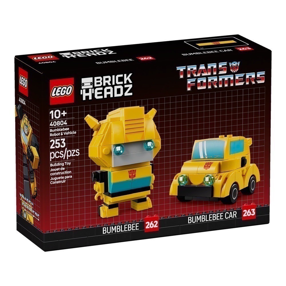 【椅比呀呀|高雄屏東】LEGO 樂高 40803 柯博文 40804 大黃蜂 40924 密卡登 機器人和車輛 變形金剛-規格圖10