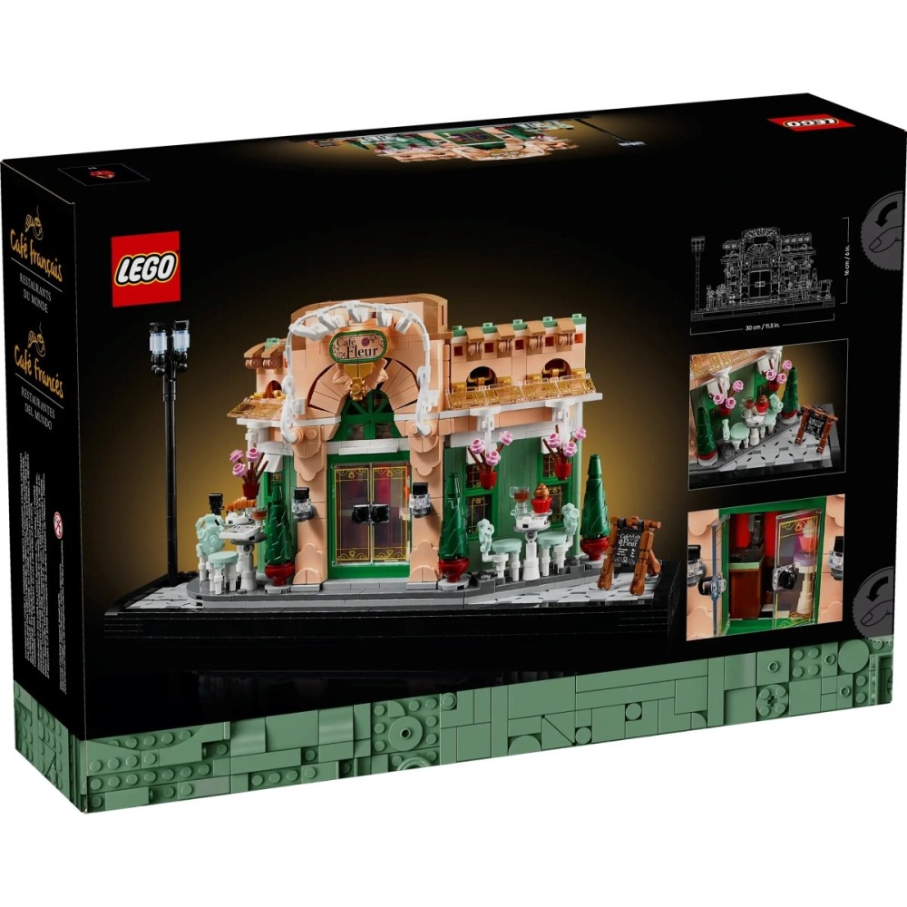 【椅比呀呀|高雄屏東】LEGO 樂高 10362 ICONS系列 法國咖啡館 French Café-細節圖2