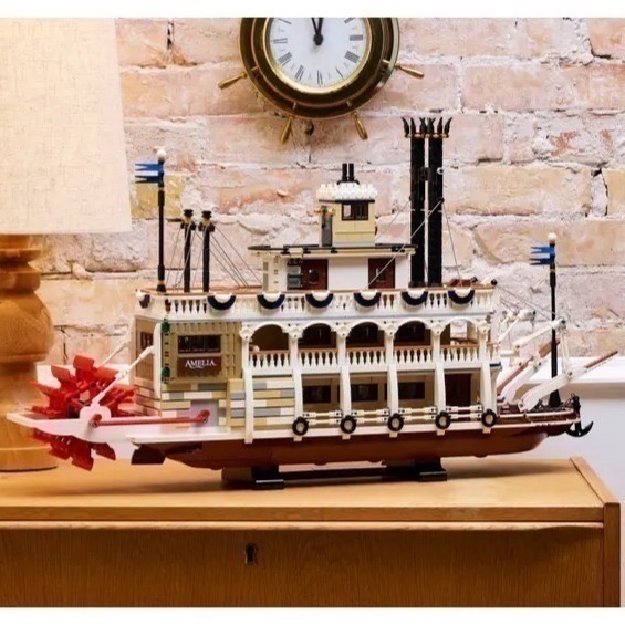 【椅比呀呀|高屏8250】LEGO 樂高 IDEAS 21356 河上汽船 River Steamboat 蒸汽船-細節圖5