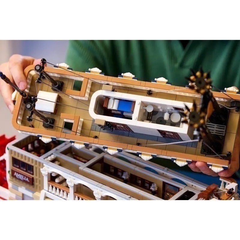 【椅比呀呀|高屏8250】LEGO 樂高 IDEAS 21356 河上汽船 River Steamboat 蒸汽船-細節圖9