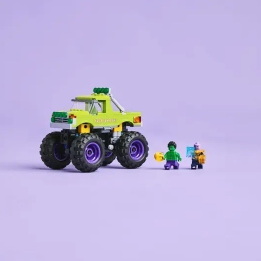 【椅比呀呀|高雄屏東】LEGO 樂高 76312 漫威系列 浩克卡車大戰薩諾斯 Hulk Thanos Marvell-細節圖3