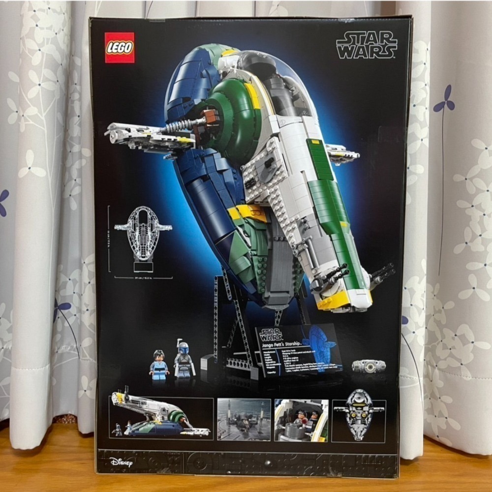 【椅比呀呀|高屏7500】LEGO 樂高 75409 星際大戰UCS系列 強格費特的Firespray級星際飛船-細節圖2