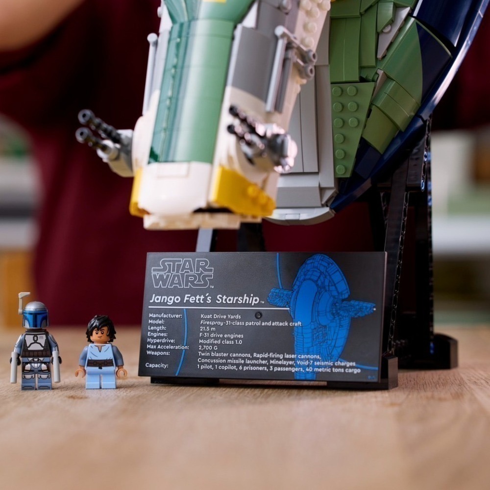 【椅比呀呀|高屏7500】LEGO 樂高 75409 星際大戰UCS系列 強格費特的Firespray級星際飛船-細節圖7