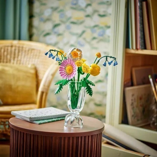 【椅比呀呀|高雄屏東】LEGO 樂高 10347 燦爛小花束 Petite Sunny Bouquet 花藝收藏-細節圖5