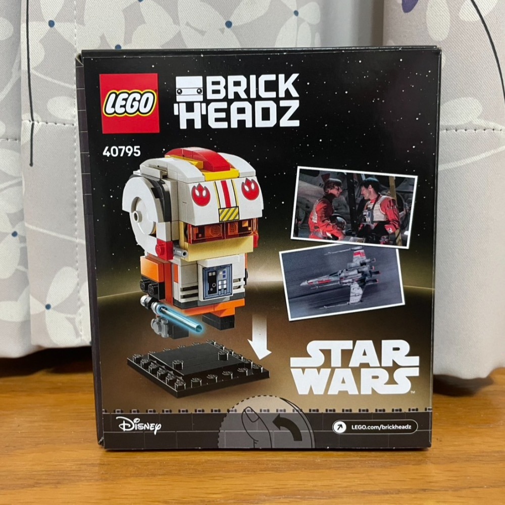 【椅比呀呀|高雄屏東】LEGO 樂高 40795 BrickHeadz系列 路克天行者(反抗軍飛行員) 星際大戰-細節圖2