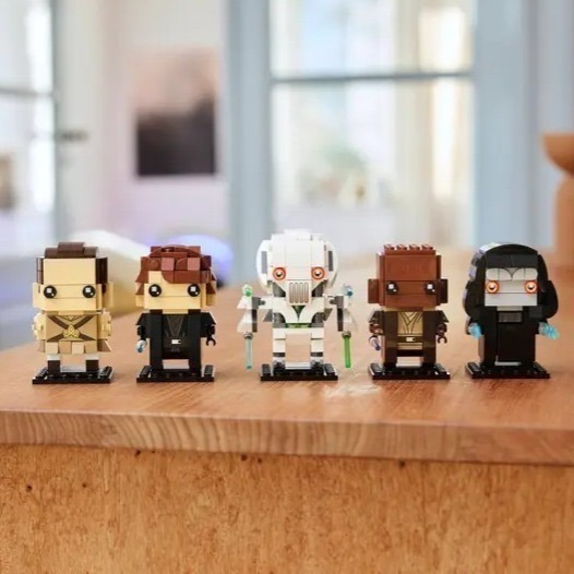 【椅比呀呀|高雄屏東】LEGO 樂高 40796 BrickHeadz 星際大戰三部曲：西斯大帝的復仇 英雄與反派-細節圖5