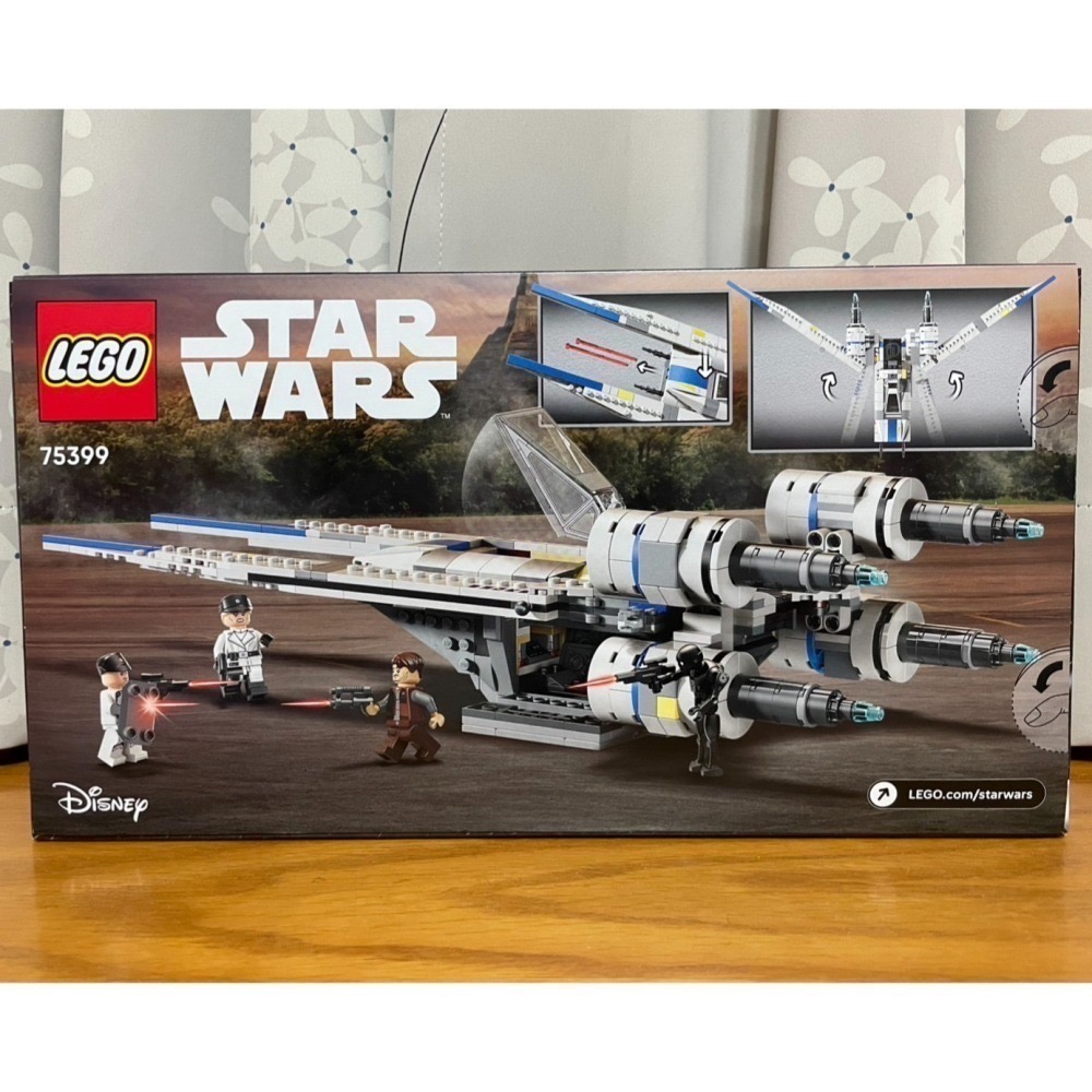 【椅比呀呀|高屏1850】LEGO 樂高 75399 反抗軍U翼星際戰機Rebel U-Wing Starfighter-細節圖2