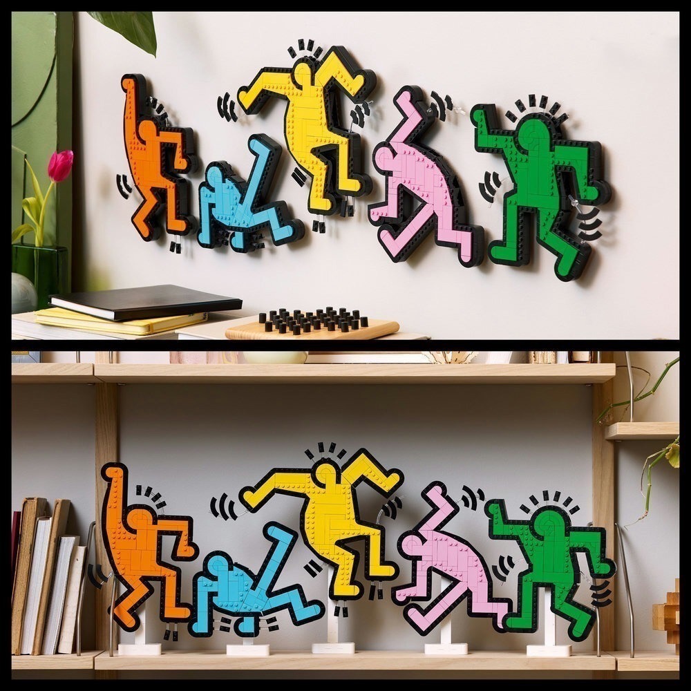 【椅比呀呀|高雄屏東】LEGO 樂高 31216 ART系列 凱斯·哈林-跳舞小人 Keith Haring-細節圖6
