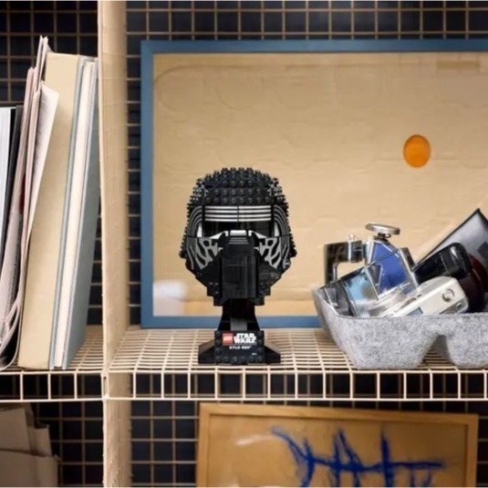 【椅比呀呀|高雄屏東】LEGO 樂高 75415 星際大戰系列 凱羅忍頭盔 Kylo Ren Helmet-細節圖5