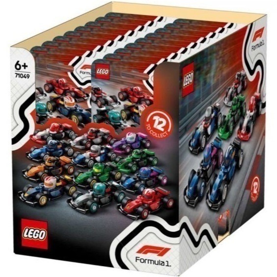 【椅比呀呀|高雄屏東】LEGO 樂高 71049 F1收藏賽車 F1 Collectible Race Car-規格圖4