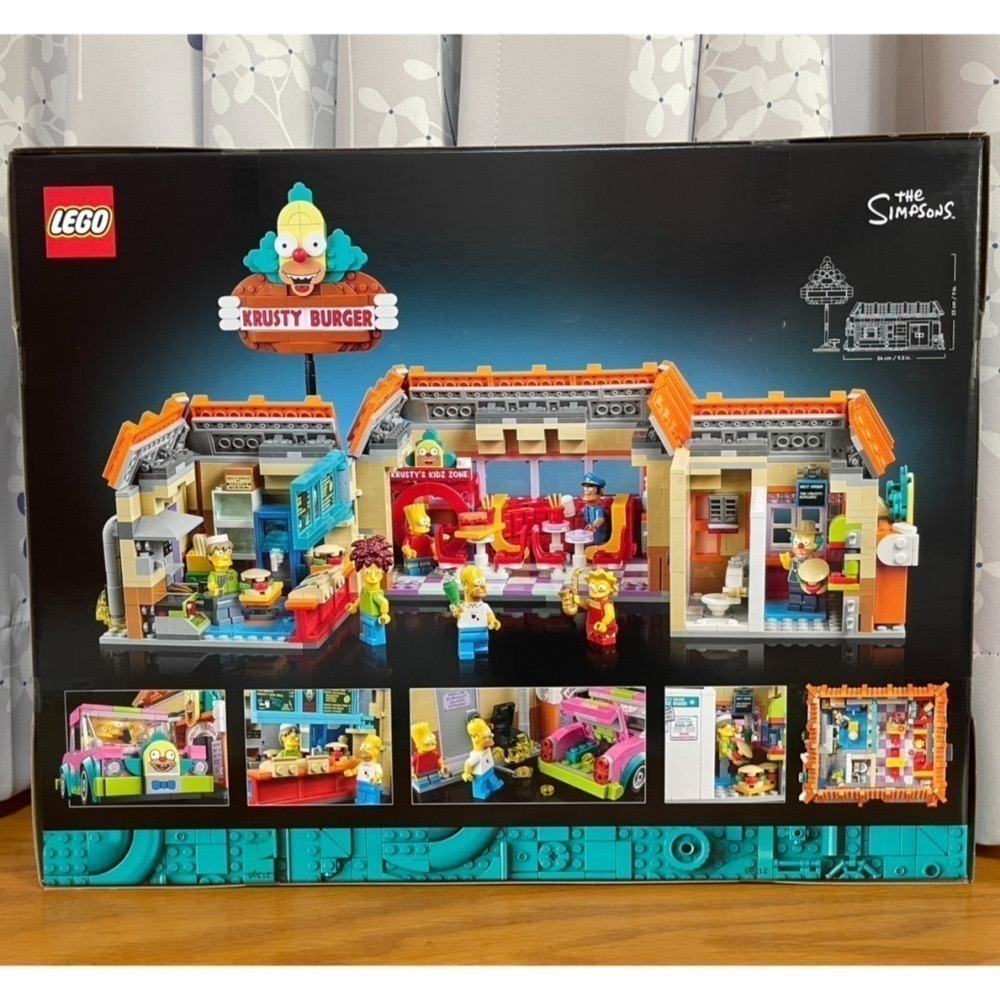 【椅比呀呀|高屏5400】LEGO 樂高 10352 辛普森家庭：小丑漢堡店Simpsons Krusty Burger-細節圖2