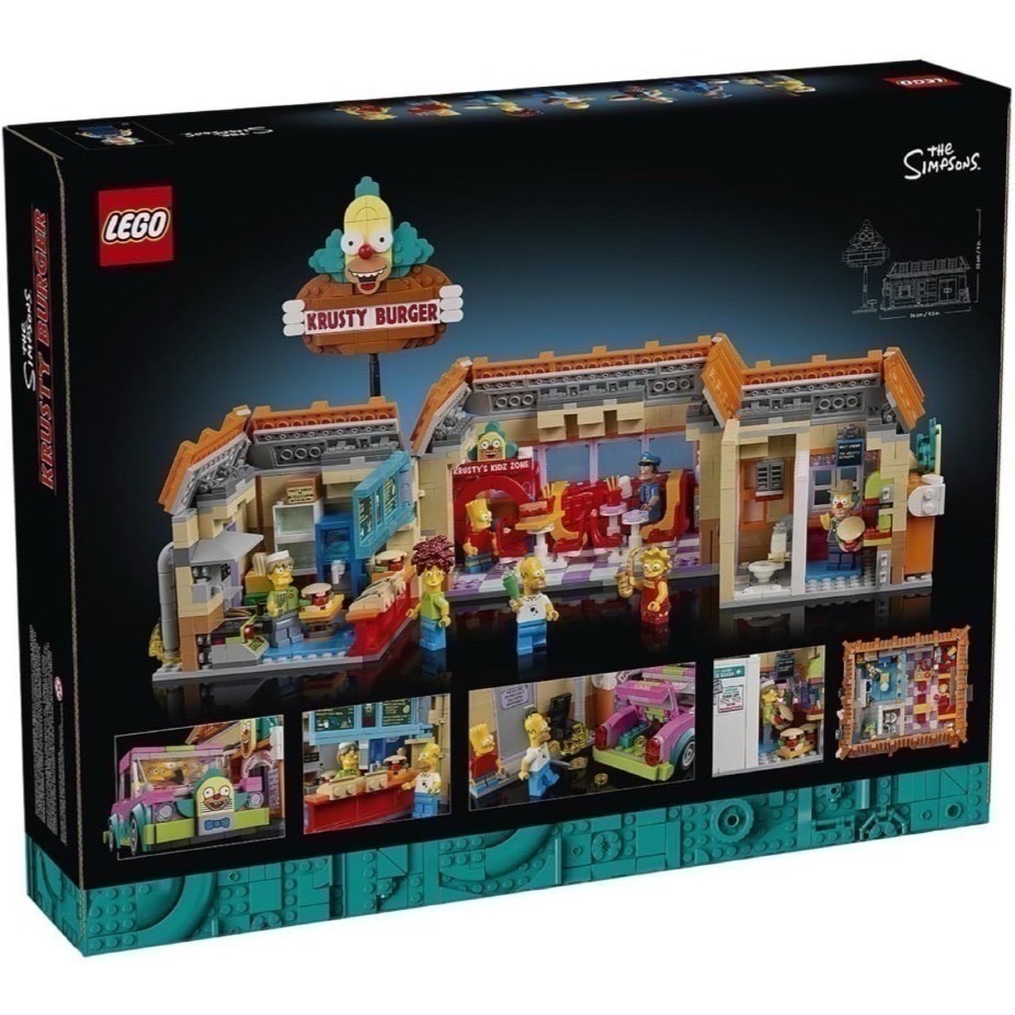 【椅比呀呀|高屏5400】LEGO 樂高 10352 辛普森家庭：小丑漢堡店Simpsons Krusty Burger-細節圖4