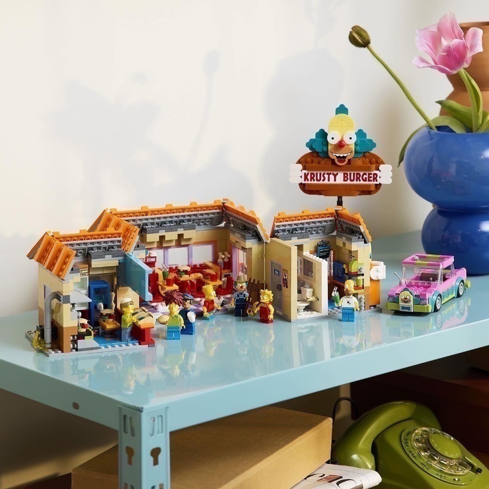 【椅比呀呀|高屏5400】LEGO 樂高 10352 辛普森家庭：小丑漢堡店Simpsons Krusty Burger-細節圖6