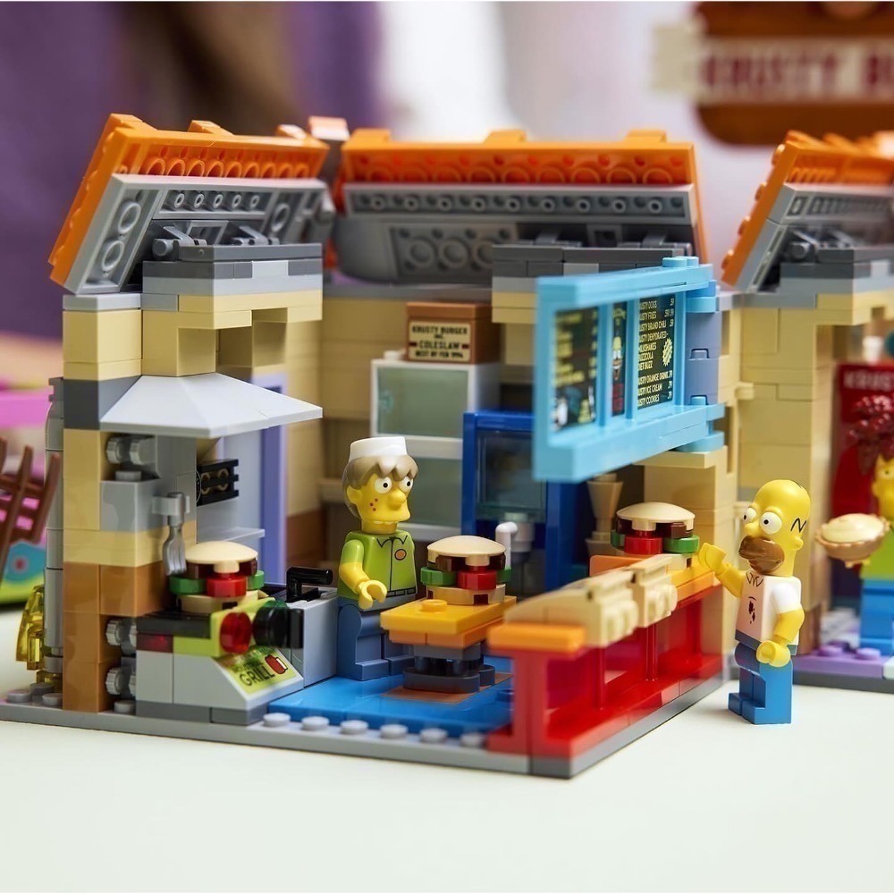 【椅比呀呀|高屏5400】LEGO 樂高 10352 辛普森家庭：小丑漢堡店Simpsons Krusty Burger-細節圖8