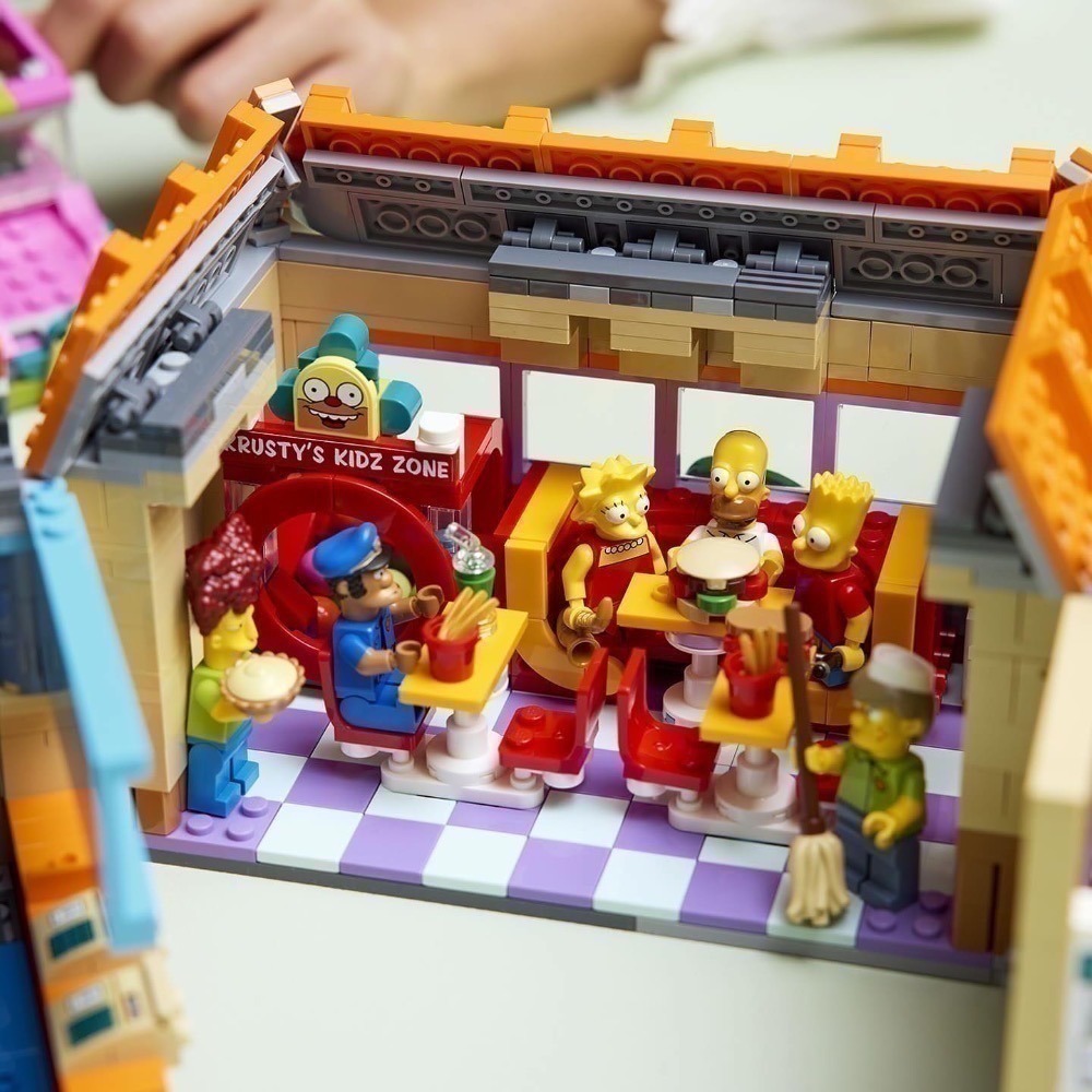 【椅比呀呀|高屏5400】LEGO 樂高 10352 辛普森家庭：小丑漢堡店Simpsons Krusty Burger-細節圖9
