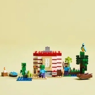 【椅比呀呀|高雄屏東】LEGO 樂高 21275 Minecraft 炸藥叢林屋The TNT Jungle House-細節圖3