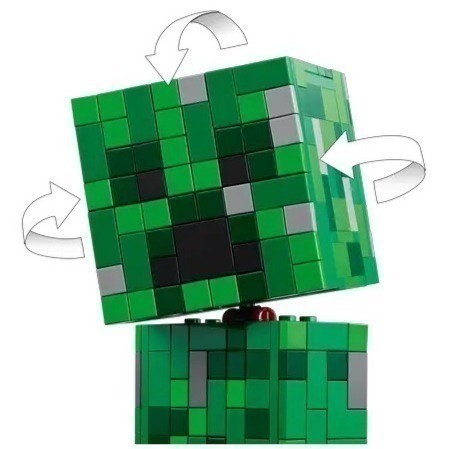 【椅比呀呀|高屏1050】LEGO 樂高 21276 Minecraft 麥塊 苦力怕 The Creeper-細節圖5