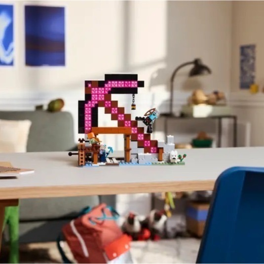 【椅比呀呀|高屏1450】LEGO 樂高 21277 Minecraft 十字鎬礦場 The Pickaxe Mine-細節圖3