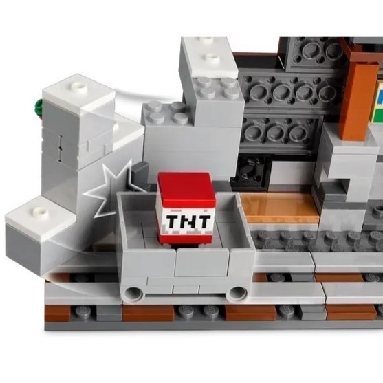 【椅比呀呀|高屏1450】LEGO 樂高 21277 Minecraft 十字鎬礦場 The Pickaxe Mine-細節圖4