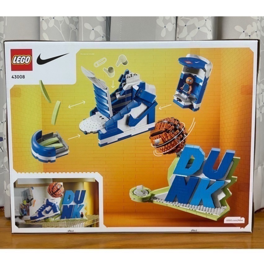 【椅比呀呀|高屏2950】LEGO 樂高 43008 Nike Dunk 北卡藍 籃球人-細節圖2