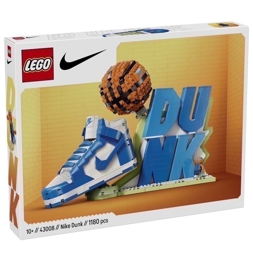 【椅比呀呀|高屏2950】LEGO 樂高 43008 Nike Dunk 北卡藍 籃球人-細節圖3