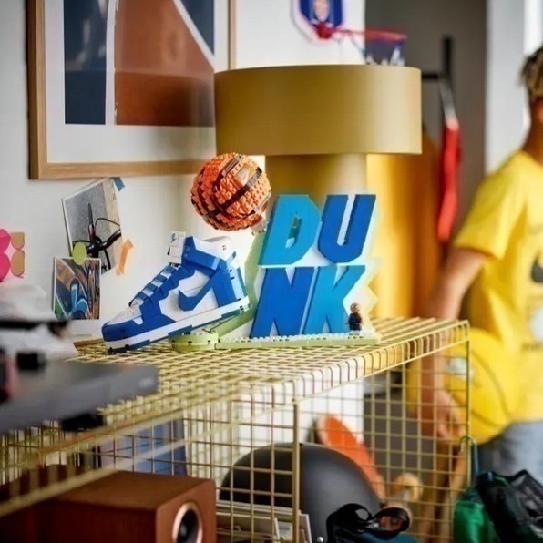 【椅比呀呀|高屏2950】LEGO 樂高 43008 Nike Dunk 北卡藍 籃球人-細節圖5