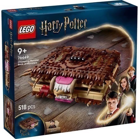 【椅比呀呀|高屏1600】LEGO 樂高 76449 會咬人的怪獸的怪獸書 Chomping Monster Book