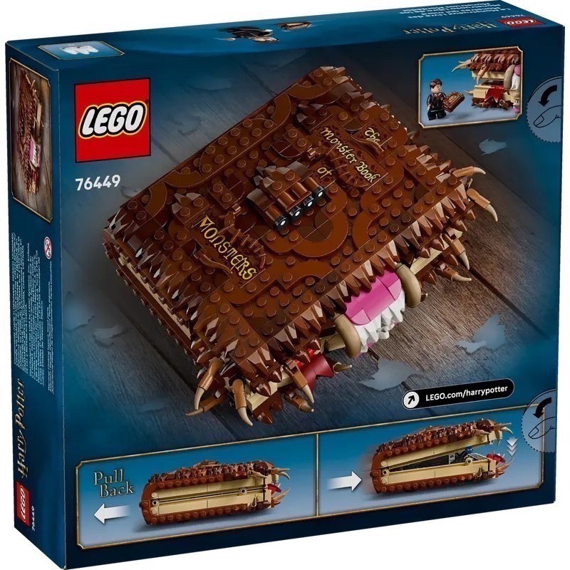 【椅比呀呀|高屏1600】LEGO 樂高 76449 會咬人的怪獸的怪獸書 Chomping Monster Book-細節圖2
