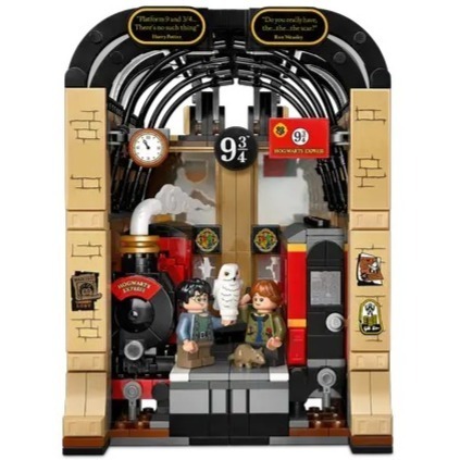 【椅比呀呀|高屏2650】LEGO 樂高 76450 哈利波特 書擋擺飾：霍格華茲特快車 Book Nook-細節圖5