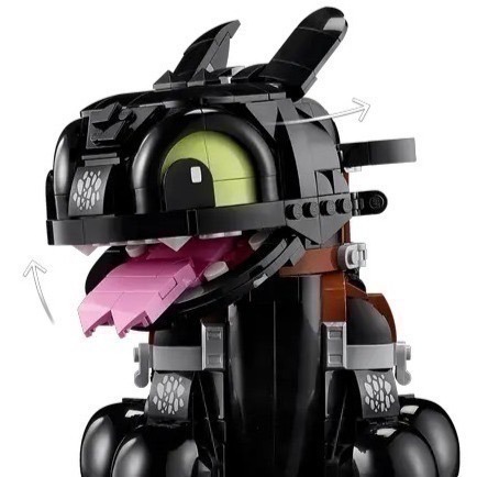 【椅比呀呀|高屏2100】LEGO 樂高 10375 馴龍高手：沒牙 Toothless Dragon-細節圖9