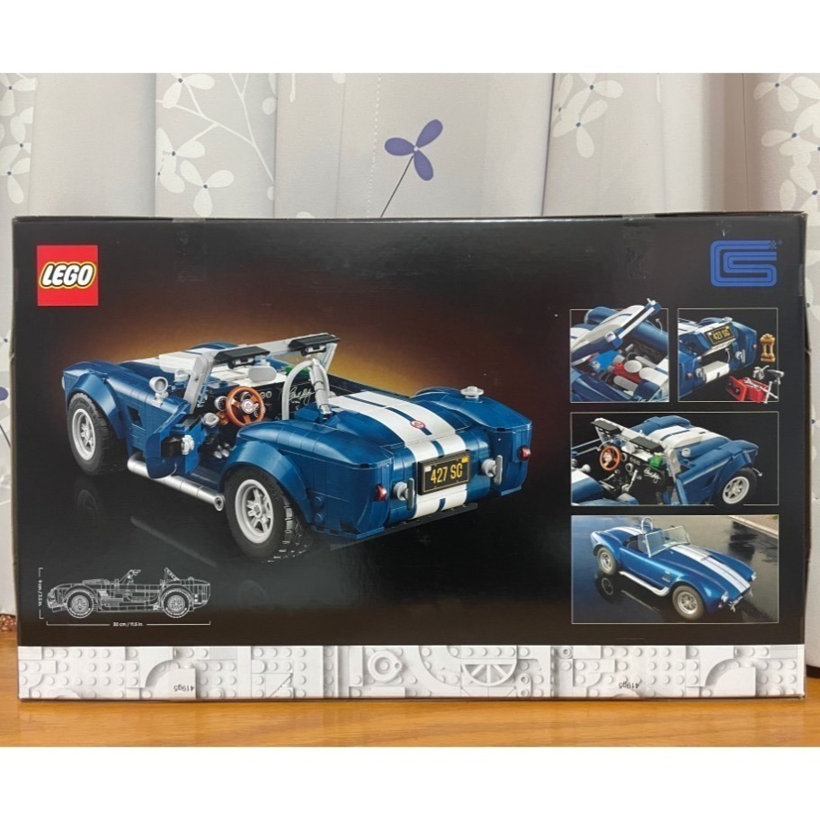 【椅比呀呀|高屏4300】LEGO 樂高 10357 Shelby Cobra 427 S/C 謝爾比 眼鏡蛇跑車-細節圖2