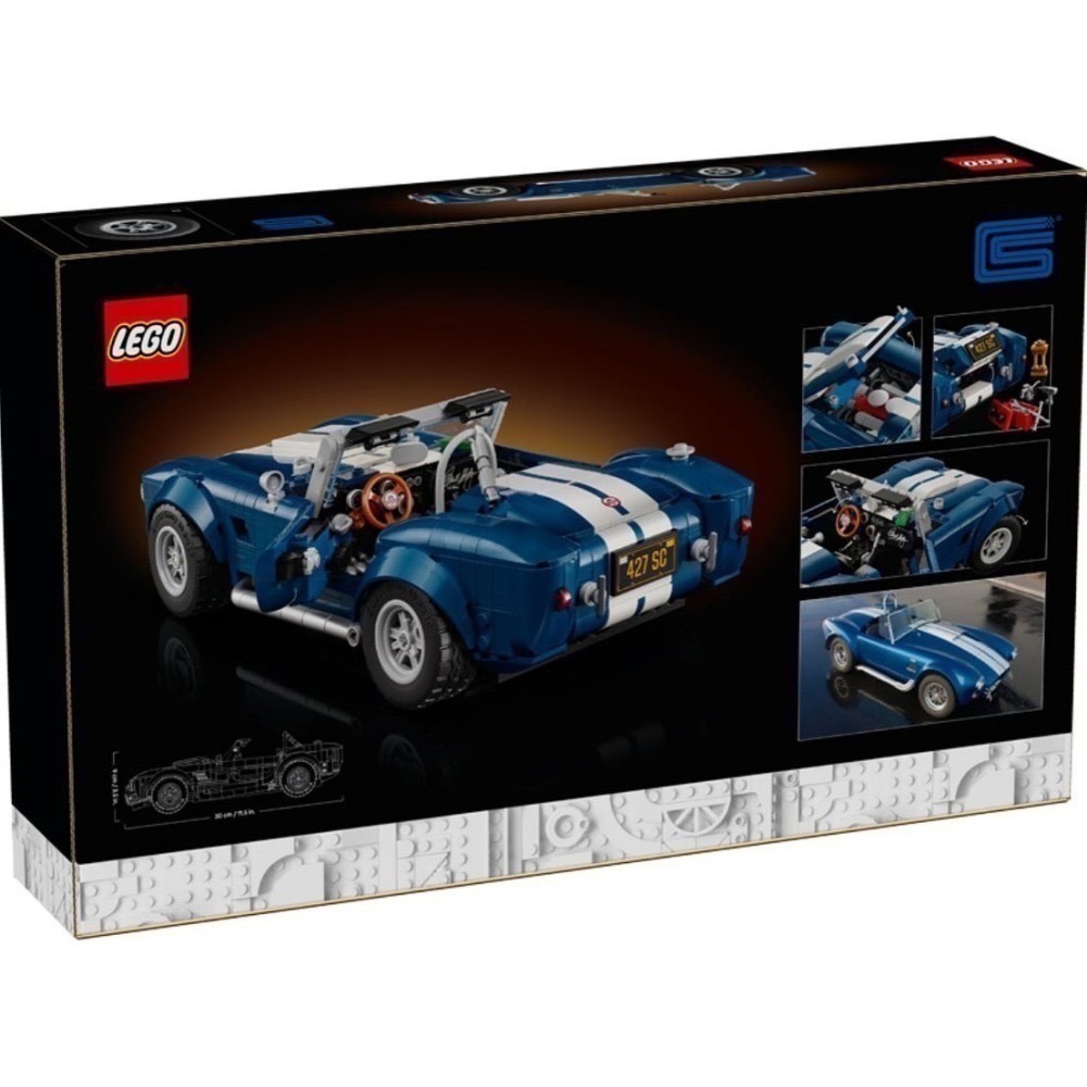 【椅比呀呀|高屏4300】LEGO 樂高 10357 Shelby Cobra 427 S/C 謝爾比 眼鏡蛇跑車-細節圖4