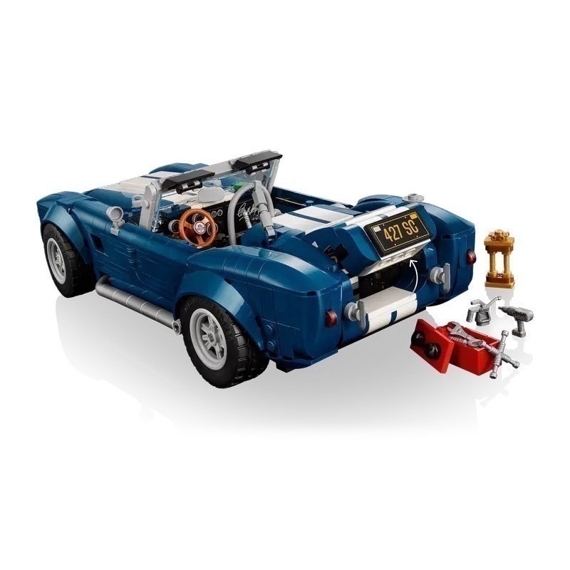 【椅比呀呀|高屏4300】LEGO 樂高 10357 Shelby Cobra 427 S/C 謝爾比 眼鏡蛇跑車-細節圖9