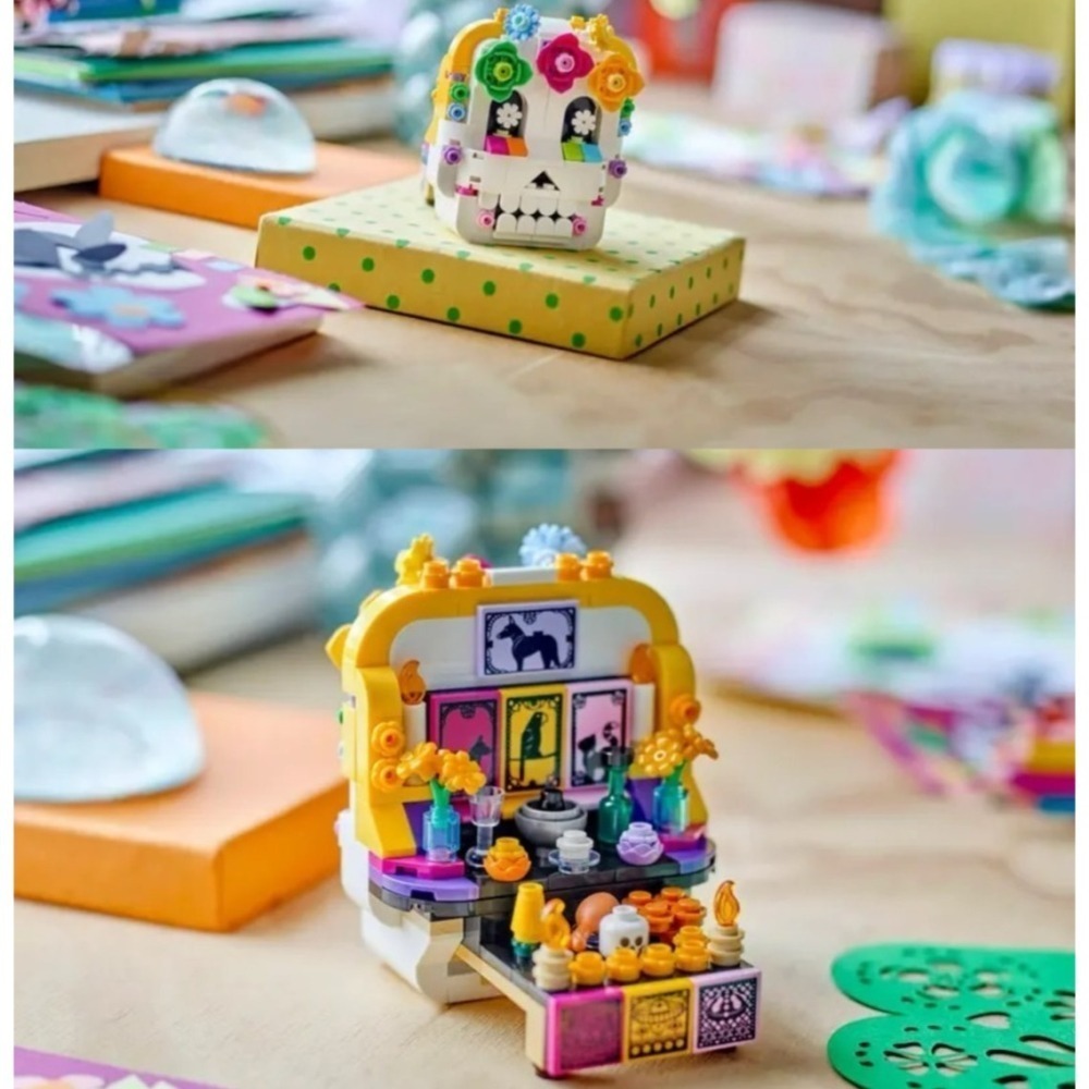 【椅比呀呀|高雄屏東】LEGO 樂高 40811 亡靈節祭壇 40822 南瓜燈皮卡車 40825 萬聖節花圈-細節圖4