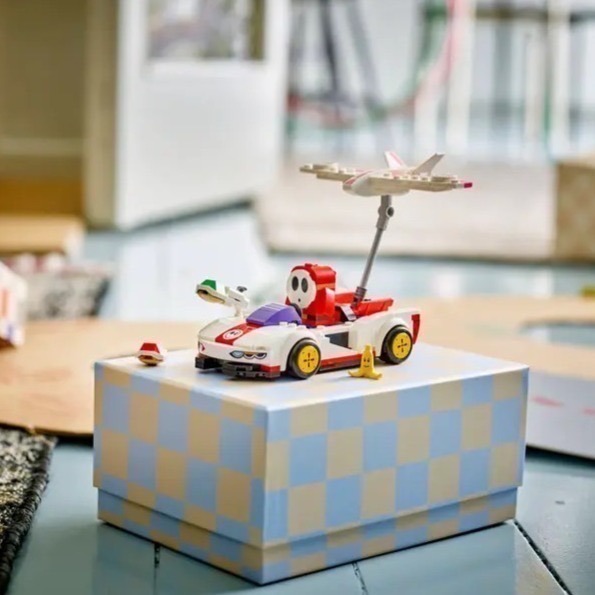 【椅比呀呀|高雄屏東】LEGO 樂高 72045 瑪利歐賽車系列 嘿呵與Ｐ飛翼 Shy Guy & P-Wing-細節圖3