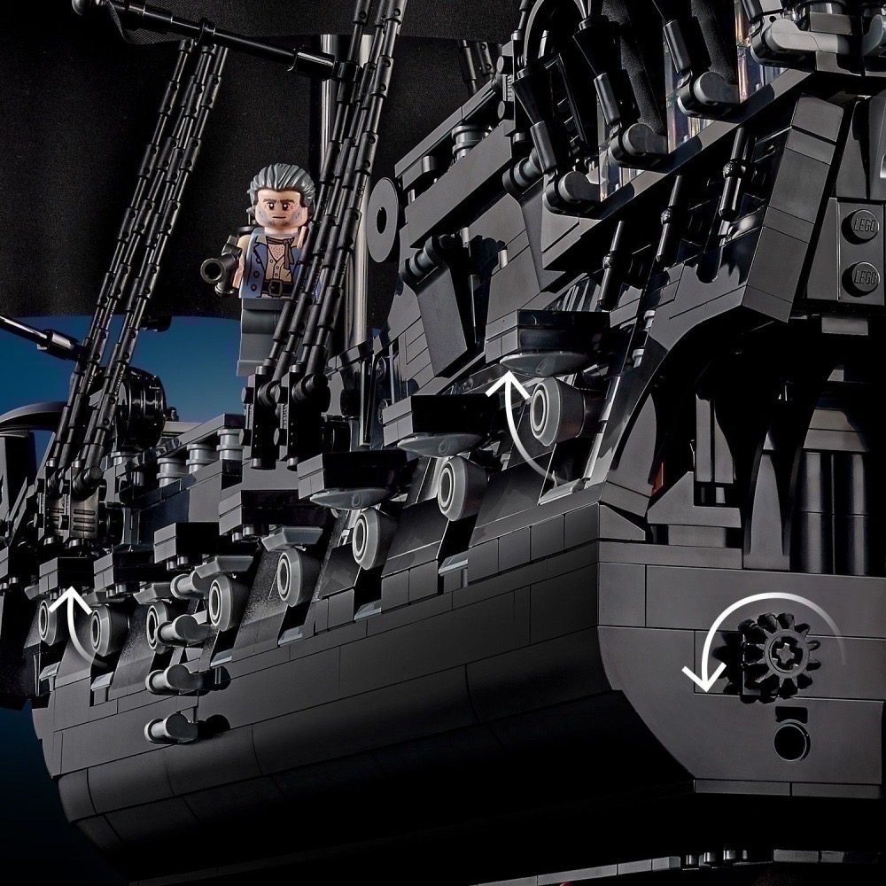 【椅比呀呀|高屏8800】LEGO 樂高 10365 史傑克船長的海盜船 Jack Sparrow 神鬼奇航 黑珍珠號-細節圖7