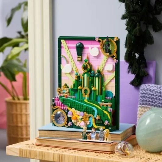 【椅比呀呀|高屏3900】LEGO 樂高 75685 翡翠城壁飾Emerald City Wall Art Wicked-細節圖4
